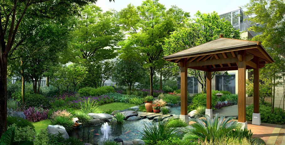 佛甲草绿雕,郑州园林景观设计,绿色大地